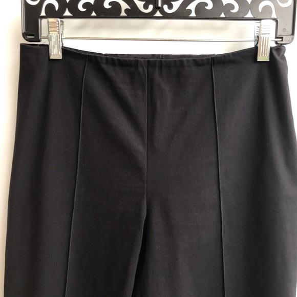 Max Mara Black Cropped Straight Leg Pants - Picture 5 of 11